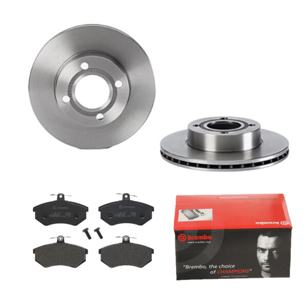 BREMBO Bremsesæt, skivebremser 142053778 foraksel indvendig ventileret 256mm 22mm for SEAT AUDI SKODA VW