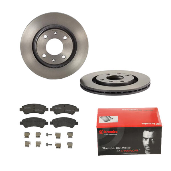 BREMBO Bremsesæt, skivebremser 142053791 foraksel indvendig ventileret 266mm 20mm for CITROËN PEUGEOT CITROËN (DF-PSA) OPEL FENGSHEN DS PEUGEOT (DF-PS