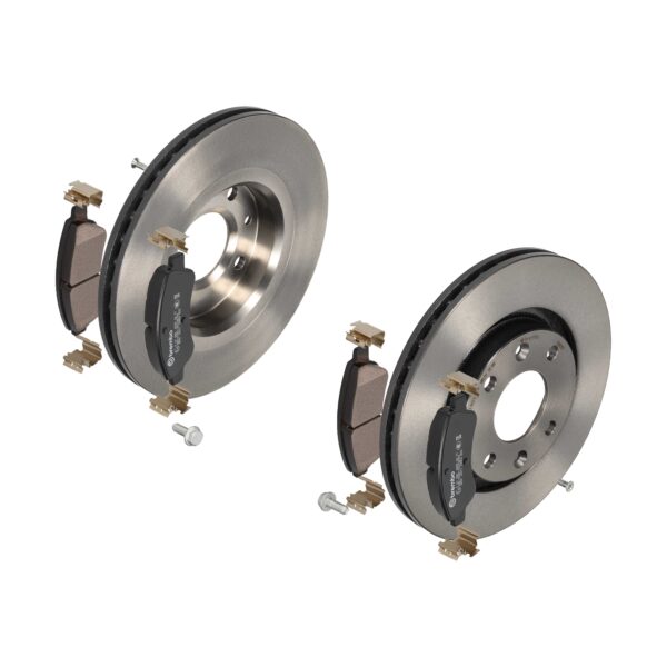BREMBO Bremsesæt, skivebremser 142053796 foraksel indvendig ventileret 266mm 22mm for PEUGEOT CITROËN CITROËN (DF-PSA) OPEL FENGSHEN DS PEUGEOT (DF-PS