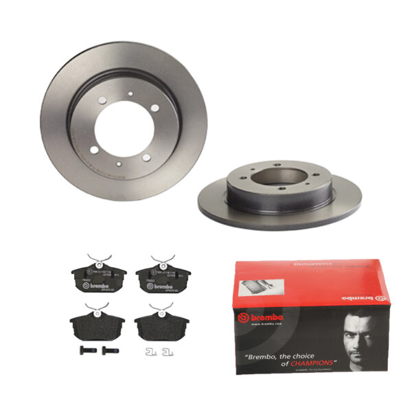 BREMBO Bremsesæt, skivebremser 142053808 bagaksel fuld 260mm 10mm for VOLVO MITSUBISHI PROTON SMART NISSAN HAIMA (FAW)