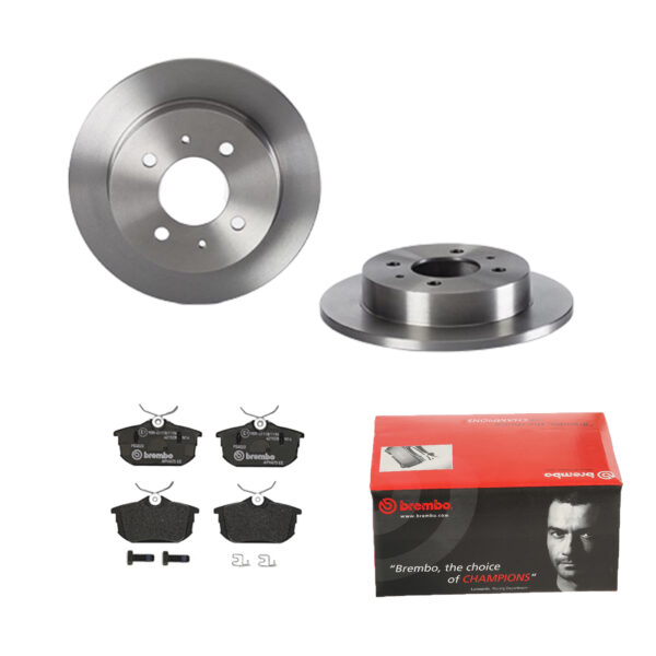 BREMBO Bremsesæt, skivebremser 142053811 bagaksel fuld 236mm 10mm for VOLVO MITSUBISHI PROTON SMART NISSAN HAIMA (FAW)