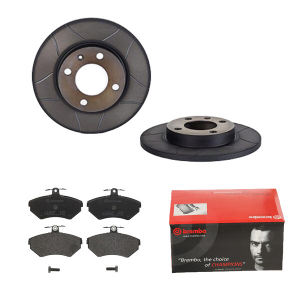 BREMBO Bremsesæt, skivebremser 142053817 foraksel lukket 239mm 12mm for AUDI SEAT VW SKODA