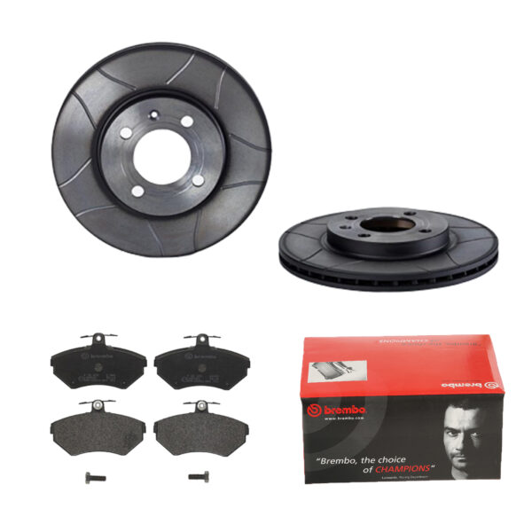BREMBO Bremsesæt, skivebremser 142053821 foraksel lukket 256mm 20mm for VW (FAW) VW SKODA SEAT