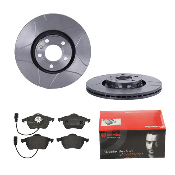 BREMBO Bremsesæt, skivebremser 142053834 foraksel lukket 312mm 25mm for SKODA AUDI VW SEAT AUDI (FAW)