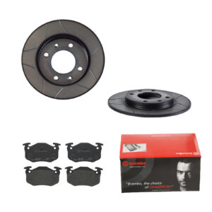 BREMBO Bremsesæt, skivebremser 142053842 bagaksel lukket 247mm 8mm for CITROËN PEUGEOT FENGSHEN RENAULT HSV