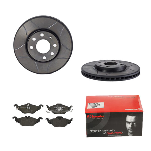 BREMBO Bremsesæt, skivebremser 142053853 foraksel lukket 256mm 24mm for OPEL VAUXHALL