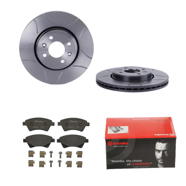 BREMBO Bremsesæt, skivebremser 142053864 foraksel lukket 280mm 24mm for RENAULT