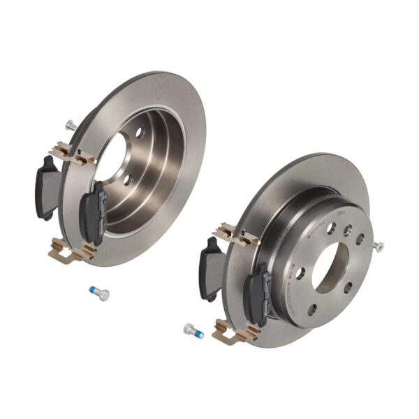 BREMBO Bremsesæt, skivebremser 142053911 bagaksel fuld 258mm 8mm for MERCEDES-BENZ