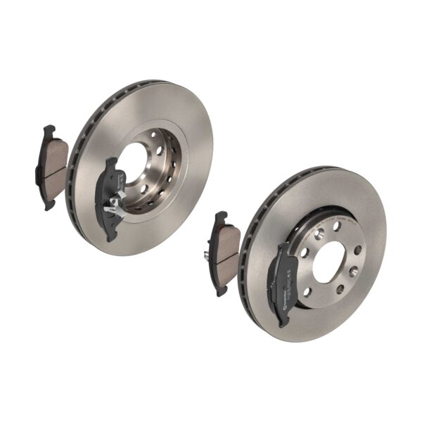 BREMBO Bremsesæt, skivebremser 142053929 foraksel indvendig ventileret 280mm 24mm for RENAULT NISSAN DACIA