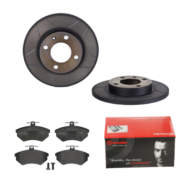 BREMBO Bremsesæt, skivebremser 142053935 foraksel lukket 239mm 12mm for AUDI VW SEAT CHERY VW (FAW)