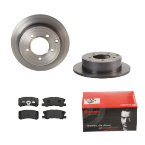 BREMBO Bremsesæt, skivebremser 142053970 bagaksel fuld 262mm 10mm for PEUGEOT CITROËN DODGE CHRYSLER MITSUBISHI MITSUBISHI (GAC) LANCIA