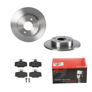 BREMBO Bremsesæt, skivebremser 142054037 bagaksel fuld 278mm 10mm for NISSAN