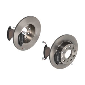 BREMBO Bremsesæt, skivebremser 142054080 bagaksel fuld 253mm 10mm for SEAT VW SKODA (SVW) AUDI