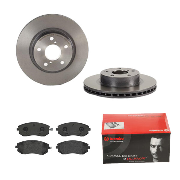 BREMBO Bremsesæt, skivebremser 142054215 foraksel indvendig ventileret 260mm 24mm for SAAB SUBARU TOYOTA