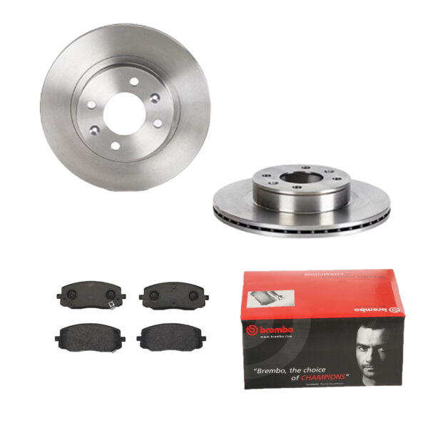 BREMBO Bremsesæt, skivebremser 142054223 foraksel indvendig ventileret 252mm 18mm for KIA HYUNDAI NAZA