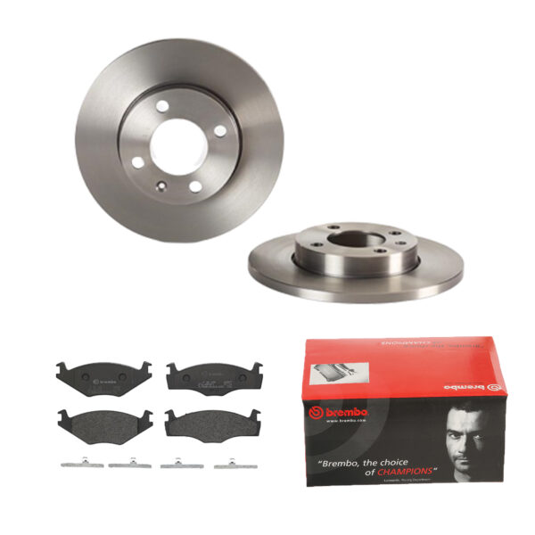 BREMBO Bremsesæt, skivebremser 142054227 foraksel fuld 239mm 12mm for AUDI SEAT VW SKODA