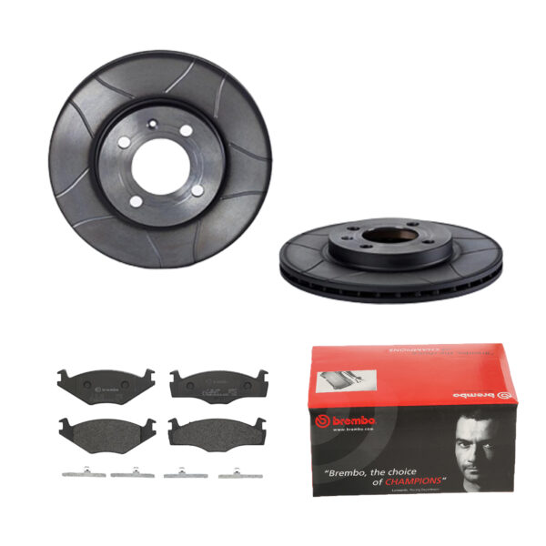 BREMBO Bremsesæt, skivebremser 142054246 foraksel lukket 256mm 20mm for VW (FAW) SKODA VW SEAT AUDI