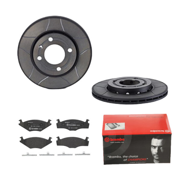 BREMBO Bremsesæt, skivebremser 142054248 foraksel lukket 239mm 18mm for AUDI SEAT