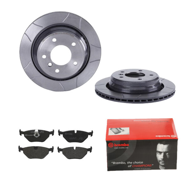 BREMBO Bremsesæt, skivebremser 142054251 bagaksel lukket 298mm 20mm for BMW
