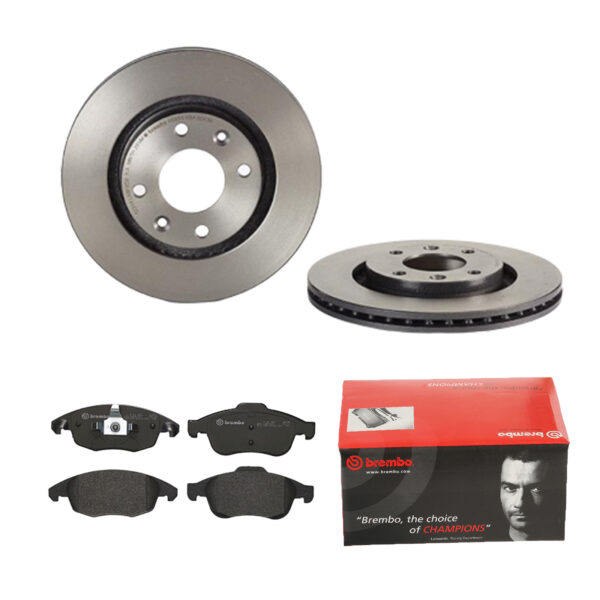 BREMBO Bremsesæt, skivebremser 142054252 foraksel indvendig ventileret 266mm 22mm for PEUGEOT CITROËN OPEL FENGSHEN DS CITROËN (DF-PSA)