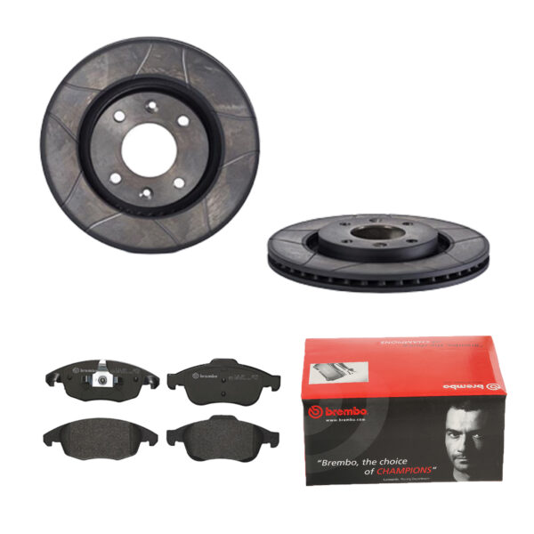 BREMBO Bremsesæt, skivebremser 142054253 foraksel lukket 266mm 22mm for PEUGEOT CITROËN OPEL FENGSHEN VAUXHALL DS CITROËN (DF-PSA)