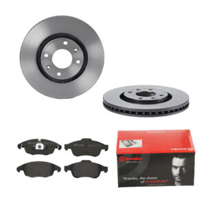 BREMBO Bremsesæt, skivebremser 142054255 foraksel indvendig ventileret 283mm 26mm for PEUGEOT CITROËN DS OPEL