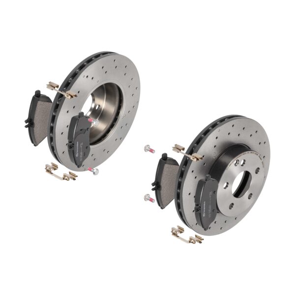 BREMBO Bremsesæt, skivebremser 142054308 foraksel perforeret/ventileret 295mm 28mm for MERCEDES-BENZ