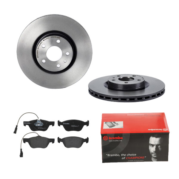 BREMBO Bremsesæt, skivebremser 142054334 foraksel indvendig ventileret 284mm 22mm for OPEL FIAT ALFA ROMEO LANCIA VAUXHALL