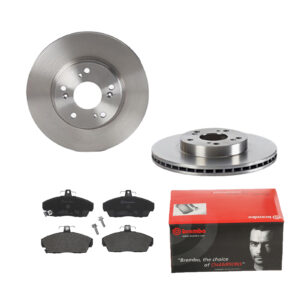 BREMBO Bremsesæt, skivebremser 142054361 foraksel indvendig ventileret 282mm 23mm for HONDA ROVER MG