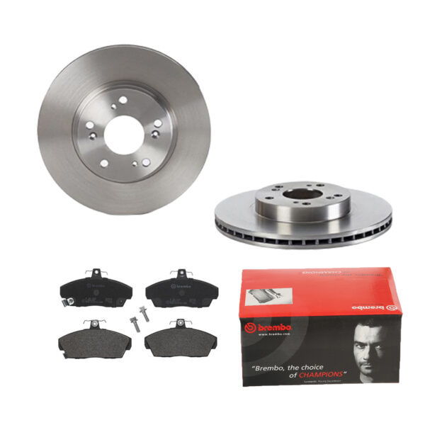 BREMBO Bremsesæt, skivebremser 142054361 foraksel indvendig ventileret 282mm 23mm for HONDA ROVER MG