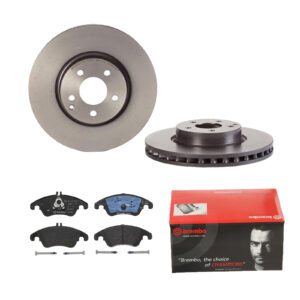 BREMBO Bremsesæt, skivebremser 142054417 foraksel indvendig ventileret 322mm 32mm for MERCEDES-BENZ