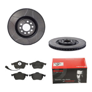 BREMBO Bremsesæt, skivebremser 142054444 foraksel lukket 312mm 25mm for SEAT SKODA VW AUDI