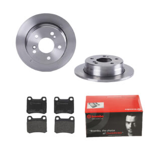 BREMBO Bremsesæt, skivebremser 142054463 bagaksel fuld 258mm 9mm for MERCEDES-BENZ