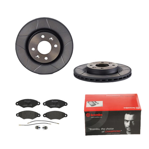 BREMBO Bremsesæt, skivebremser 142054509 foraksel lukket 259mm 20mm for NISSAN RENAULT DACIA