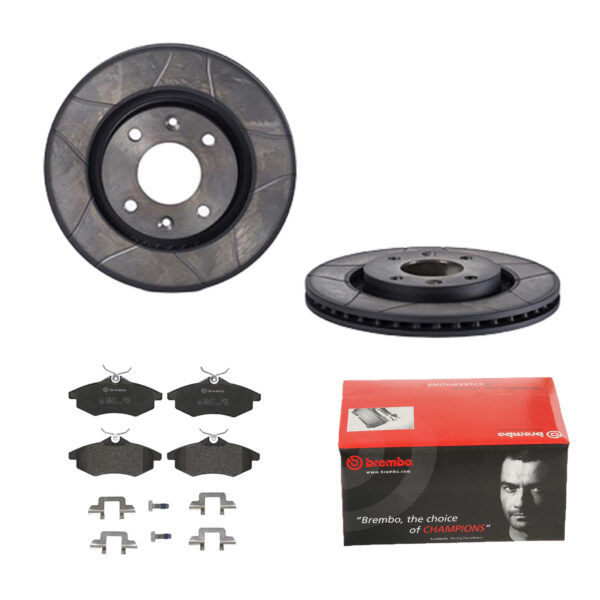 BREMBO Bremsesæt, skivebremser 142054514 foraksel lukket 266mm 22mm for PEUGEOT CITROËN OPEL FENGSHEN DS CITROËN (DF-PSA)