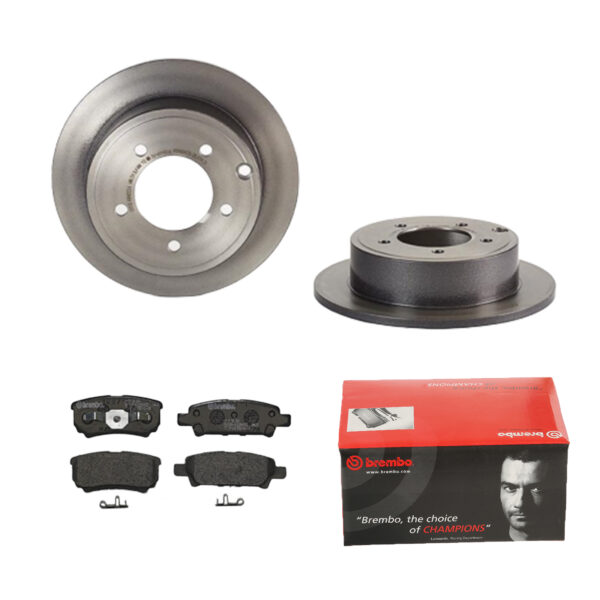BREMBO Bremsesæt, skivebremser 142054530 bagaksel fuld 262mm 10mm for MITSUBISHI DODGE CHRYSLER MITSUBISHI (SOUEAST) JEEP