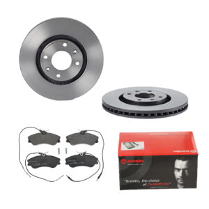 BREMBO Bremsesæt, skivebremser 142054547 foraksel indvendig ventileret 283mm 26mm for CITROËN PEUGEOT OPEL