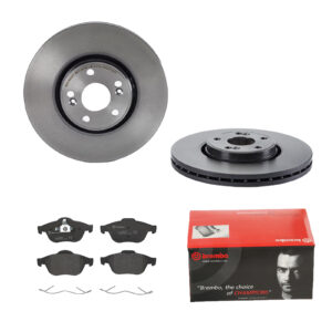 BREMBO Bremsesæt, skivebremser 142054616 foraksel indvendig ventileret 308mm 28mm for RENAULT