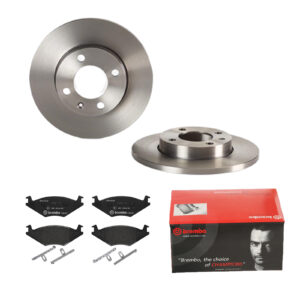 BREMBO Bremsesæt, skivebremser 142054625 foraksel fuld 239mm 12mm for AUDI SEAT VW SKODA