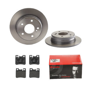 BREMBO Bremsesæt, skivebremser 142054628 bagaksel fuld 258mm 9mm for MERCEDES-BENZ