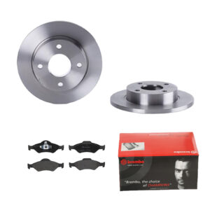 BREMBO Bremsesæt, skivebremser 142054642 foraksel fuld 240mm 12mm for FORD MAZDA