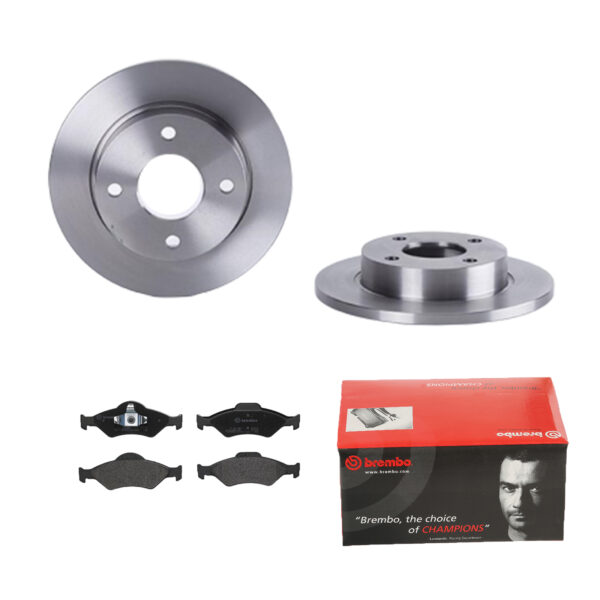 BREMBO Bremsesæt, skivebremser 142054642 foraksel fuld 240mm 12mm for FORD MAZDA
