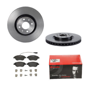 BREMBO Bremsesæt, skivebremser 142054666 foraksel indvendig ventileret 281mm 26mm for PEUGEOT OPEL FIAT ALFA ROMEO LANCIA GENERAL MOTORS