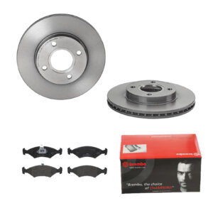 BREMBO Bremsesæt, skivebremser 142054681 foraksel indvendig ventileret 258mm 22mm for FORD MAZDA