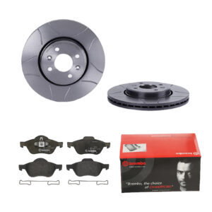 BREMBO Bremsesæt, skivebremser 142054736 foraksel lukket 280mm 24mm for DACIA RENAULT