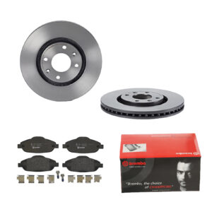 BREMBO Bremsesæt, skivebremser 142054742 foraksel indvendig ventileret 283mm 26mm for PEUGEOT CITROËN OPEL