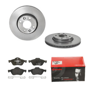 BREMBO Bremsesæt, skivebremser 142054746 foraksel indvendig ventileret 260mm 22mm for NISSAN RENAULT