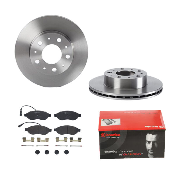 BREMBO Bremsesæt, skivebremser 142054805 foraksel indvendig ventileret 300mm 24mm for PEUGEOT CITROËN FIAT