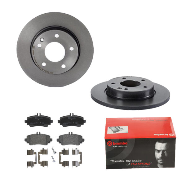 BREMBO Bremsesæt, skivebremser 142054863 foraksel fuld 260mm 12mm for MERCEDES-BENZ