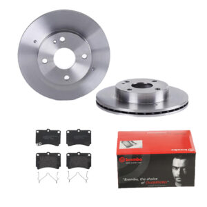 BREMBO Bremsesæt, skivebremser 142054881 foraksel indvendig ventileret 235mm 18mm for MAZDA MITSUBISHI KIA FORD NISSAN